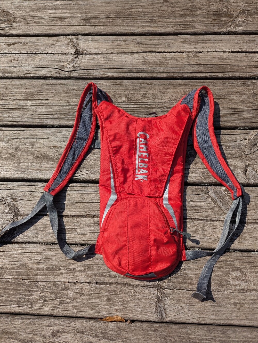 CamelBak Classic Red and Gray Lightweight Hydration Pack